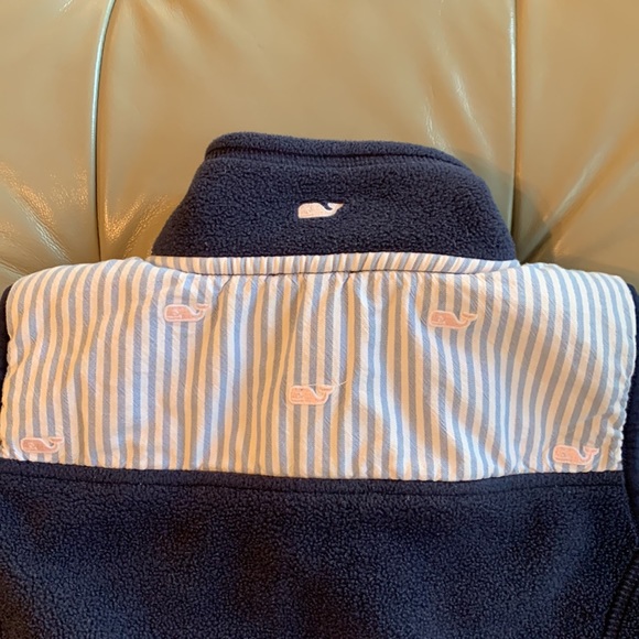 Vineyard Vines Navy Zippered Vest - Picture 3 of 7